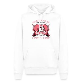 father and daughter - Men’s Premium Organic Hoodie - white - Front - Nico (187cm)