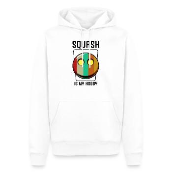 squash - Sweat à capuche Premium bio Homme - blanc - Devant - Nico (187cm)