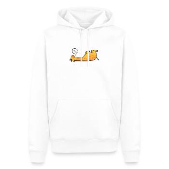 Schlafende Giraffe - Männer Premium Bio Hoodie - Weiß - Vorne - Nico (187cm)