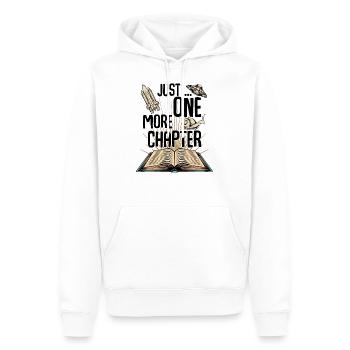 Lecture de livres drôles dictionnaires livres livre cadeau - Sweat à capuche Premium bio Homme - blanc - Devant - Nico (187cm)