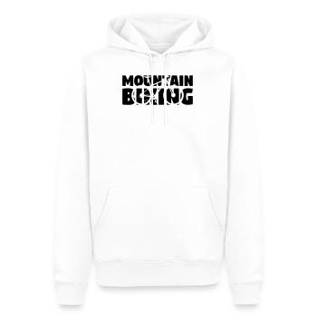 Mountain biking - Männer Premium Bio Hoodie - Weiß - Vorne - Nico (187cm)