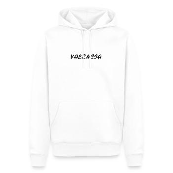 Valencia - Männer Premium Bio Hoodie - Weiß - Vorne - Nico (187cm)