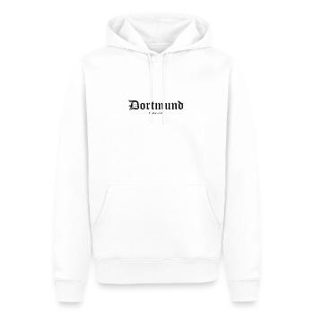 Dortmund Ruhrpott - Männer Premium Bio Hoodie - Weiß - Vorne - Nico (187cm)