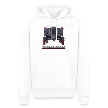Steel Vengeance Achterbahnzug - Männer Premium Bio Hoodie - Weiß - Vorne - Nico (187cm)