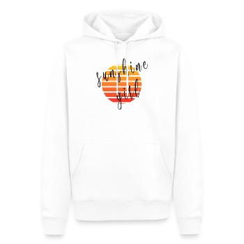 Sonnenschein Mädchen - Männer Premium Bio Hoodie - Weiß - Vorne - Nico (187cm)