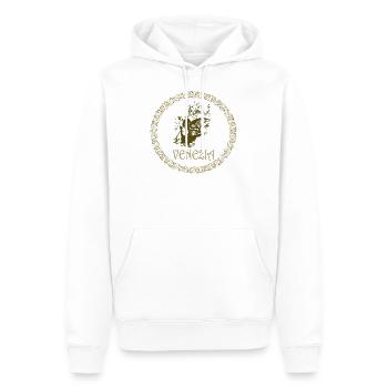 Venice, Venezia, Venice, I Love Venice Italy - Men’s Premium Organic Hoodie - white - Front - Nico (187cm)