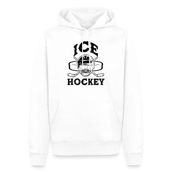 eishockey ice hockey - Männer Premium Bio Hoodie - Weiß - Vorne - Nico (187cm)