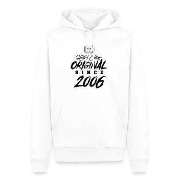 2006 limited edition - Männer Premium Bio Hoodie - Weiß - Vorne - Nico (187cm)