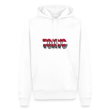 Tokyo Japan - Männer Premium Bio Hoodie - Weiß - Vorne - Nico (187cm)