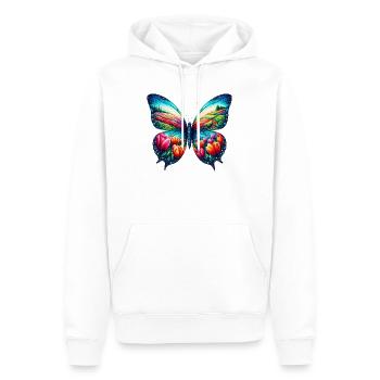 Schmetterlingsblumen Tulpen Tulpe Holland - Männer Premium Bio Hoodie - Weiß - Vorne - Nico (187cm)