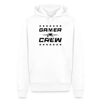 Gamepad Controller  - Männer Premium Bio Hoodie - Weiß - Vorne - Nico (187cm)