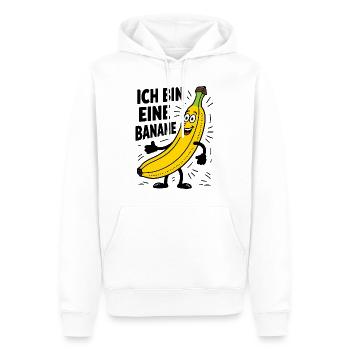 Costume de banane Fruit Bananes Bananes Fruit de Carnaval - Sweat à capuche Premium bio Homme - blanc - Devant - Nico (187cm)