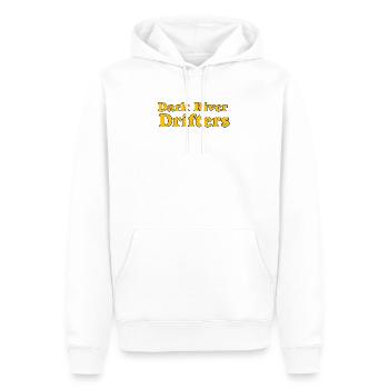 Vagabonds de la Dark River - Sweat à capuche Premium bio Homme - blanc - Devant - Nico (187cm)