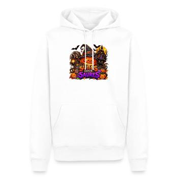 Süßes oder Saures Halloween Kürbis - Männer Premium Bio Hoodie - Weiß - Vorne - Nico (187cm)