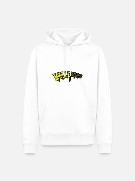 Malle 2025 - Männer Premium Bio Hoodie - Weiß