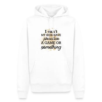 Funny Sacastic Quote - Men’s Premium Organic Hoodie - white - Front - Nico (187cm)