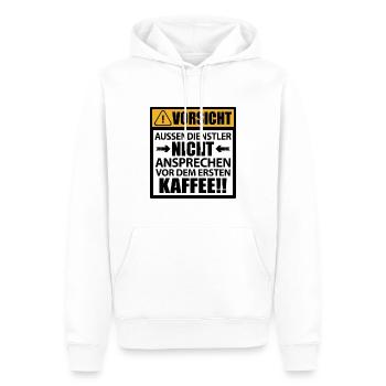 Aussendienstler Außendienstler Sprüche Lustig - Männer Premium Bio Hoodie - Weiß - Vorne - Nico (187cm)