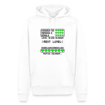 Ausbildungsabschluss bestanden für Azubi - Männer Premium Bio Hoodie - Weiß - Vorne - Nico (187cm)
