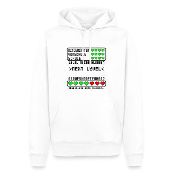 Berufsfahrer Lkw Fahrer Ausbildung Beginn für Baby - Männer Premium Bio Hoodie - Weiß - Vorne - Nico (187cm)
