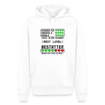 Bestatter vor der Ausbildung Beginn Baby Junge - Männer Premium Bio Hoodie - Weiß - Vorne - Nico (187cm)