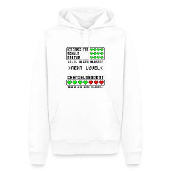 Chemielaborant Ausbildung Beginn für Baby Junge - Männer Premium Bio Hoodie - Weiß - Vorne - Nico (187cm)