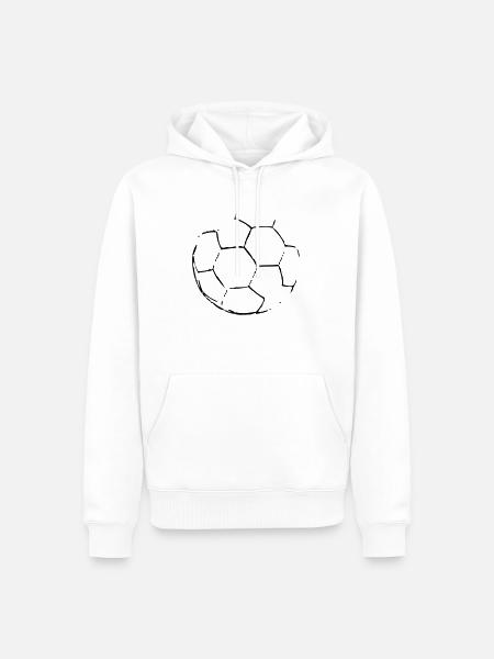 handball - Männer Premium Bio Hoodie - Weiß