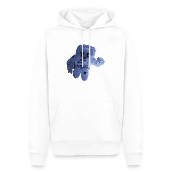 Astronaut - Männer Premium Bio Hoodie - Weiß - Vorne - Nico (187cm)
