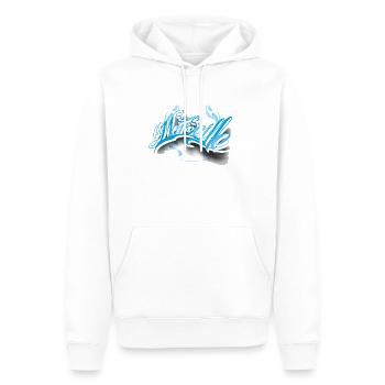Marseille Tattoo - Männer Premium Bio Hoodie - Weiß - Vorne - Nico (187cm)