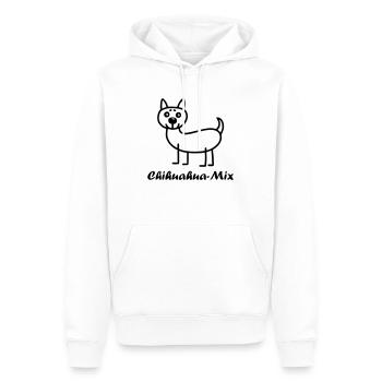 Chihuahua Mix - Männer Premium Bio Hoodie - Weiß - Vorne - Nico (187cm)