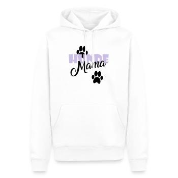Hunde Mama | Pfote Katze Geschenk Weihnachten - Männer Premium Bio Hoodie - Weiß - Vorne - Nico (187cm)