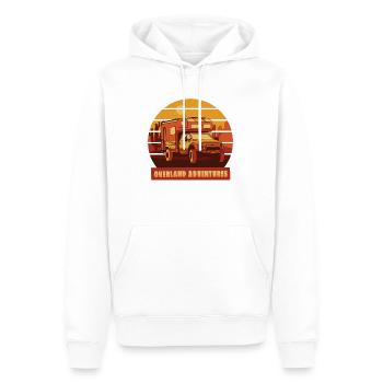 11547 Overland tshirt PR t shirt - Männer Premium Bio Hoodie - Weiß - Vorne - Nico (187cm)