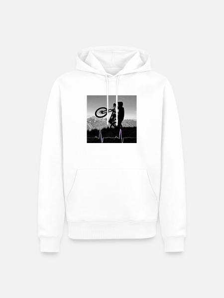 MTB Lover's - Männer Premium Bio Hoodie - Weiß