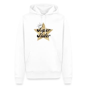 Super Star Sister - Schwester Geschenk - Männer Premium Bio Hoodie - Weiß - Vorne - Nico (187cm)