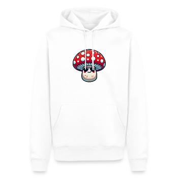 pilz cartoon sonnenbrille - Männer Premium Bio Hoodie - Weiß - Vorne - Nico (187cm)