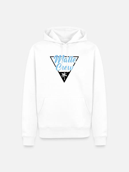 Malle Crew Mallorca - Men’s Premium Organic Hoodie - white