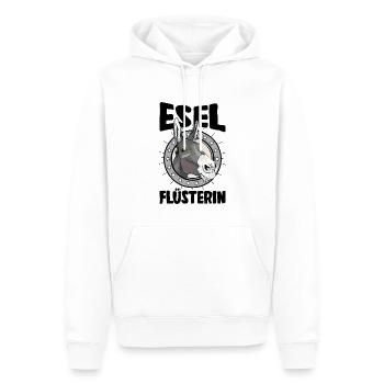 Bauer Esel - Männer Premium Bio Hoodie - Weiß - Vorne - Nico (187cm)