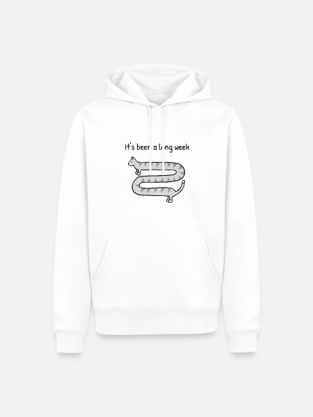 It's been a long week - Men’s Premium Organic Hoodie - white