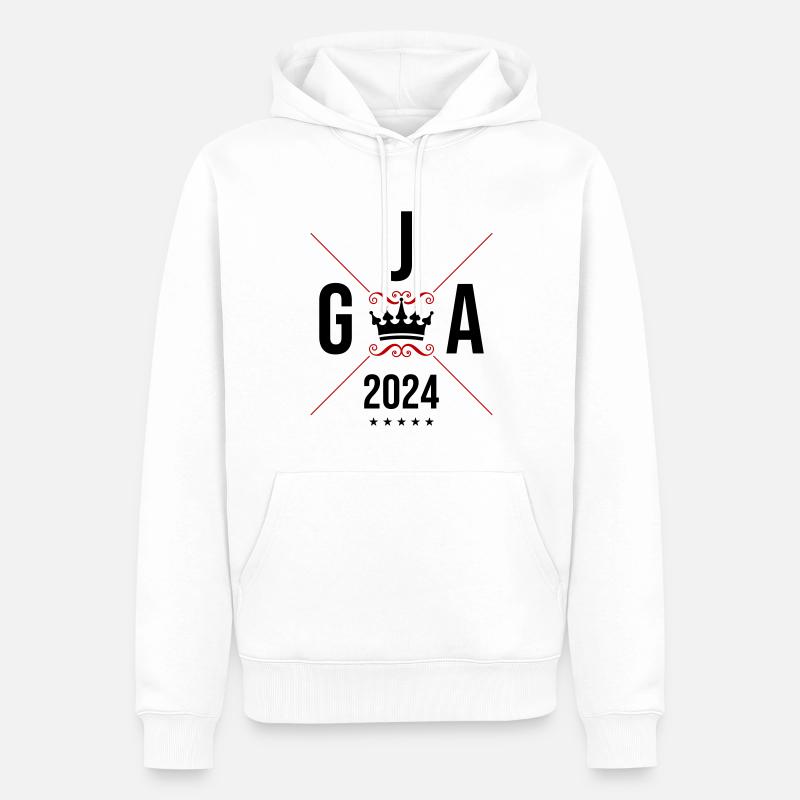 Jga 2024 Junggesellenabschied - Männer Premium Bio Hoodie - Weiß