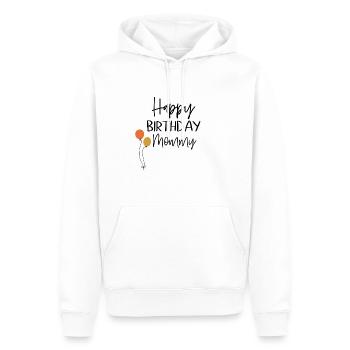 Herzlichen Glückwunsch zum Geburtstag Mama - Männer Premium Bio Hoodie - Weiß - Vorne - Nico (187cm)