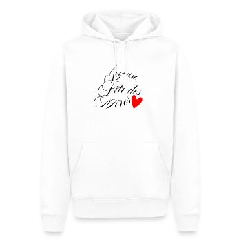 Happy Mother's Day - Men’s Premium Organic Hoodie - white - Front - Nico (187cm)