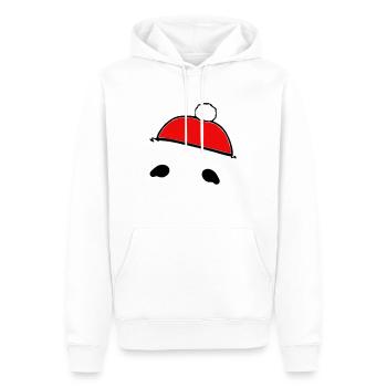 Faultier Weihnachten süß Faultiere Vektor 4 - Männer Premium Bio Hoodie - Weiß - Vorne - Nico (187cm)