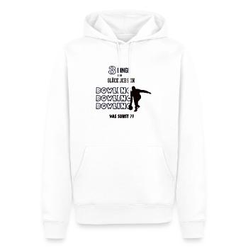 Bowling Hobby Sport Spiel Bowlingspieler Bowlen - Männer Premium Bio Hoodie - Weiß - Vorne - Nico (187cm)