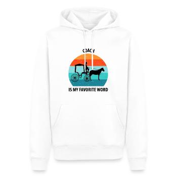 Kutscher Kutsche Pferdekutscher Kutschieren - Männer Premium Bio Hoodie - Weiß - Vorne - Nico (187cm)