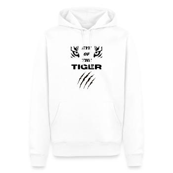 Eye of the Tiger Outfit - Men’s Premium Organic Hoodie - white - Front - Nico (187cm)