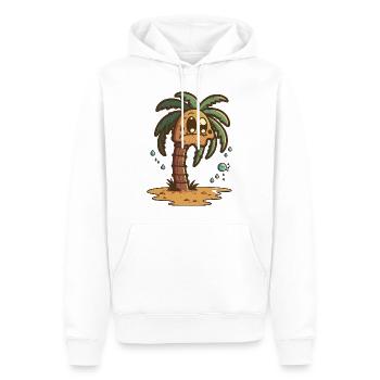 Der Inselträumer - Männer Premium Bio Hoodie - Weiß - Vorne - Nico (187cm)