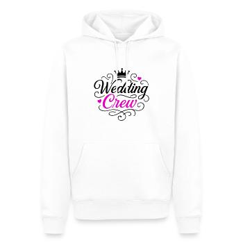 Hochzeit Team Braut Bräutigam - Männer Premium Bio Hoodie - Weiß - Vorne - Nico (187cm)