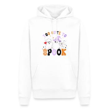 Halloween trop mignon pour effrayer les fantômes - Sweat à capuche Premium bio Homme - blanc - Devant - Nico (187cm)