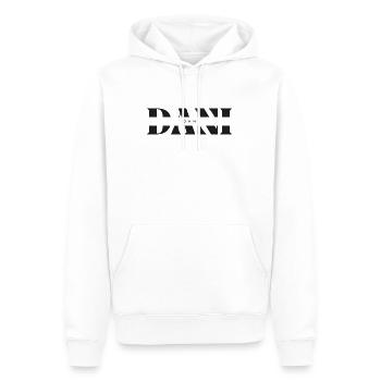 Dani Mode - Männer Premium Bio Hoodie - Weiß - Vorne - Nico (187cm)