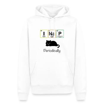 I Nap Cat Tableau périodique Enseignant T Shirt Cadeau - Sweat à capuche Premium bio Homme - blanc - Devant - Nico (187cm)