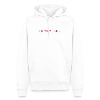 Error 404 computer - Men’s Premium Organic Hoodie - white - Front - Nico (187cm)